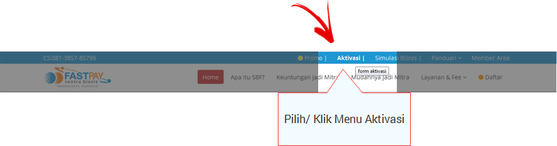 cara aktivasi langkah pertama